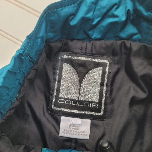 Couloir Entrant Thermothin Womens  Snowboard/Ski Pants Nylon Turquoise Green  6 - Picture 14 of 14
